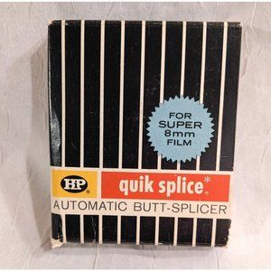 HIP Hudson Photographic Automatic Butt Splicer Movie Film Editor Quik Splice 8mm